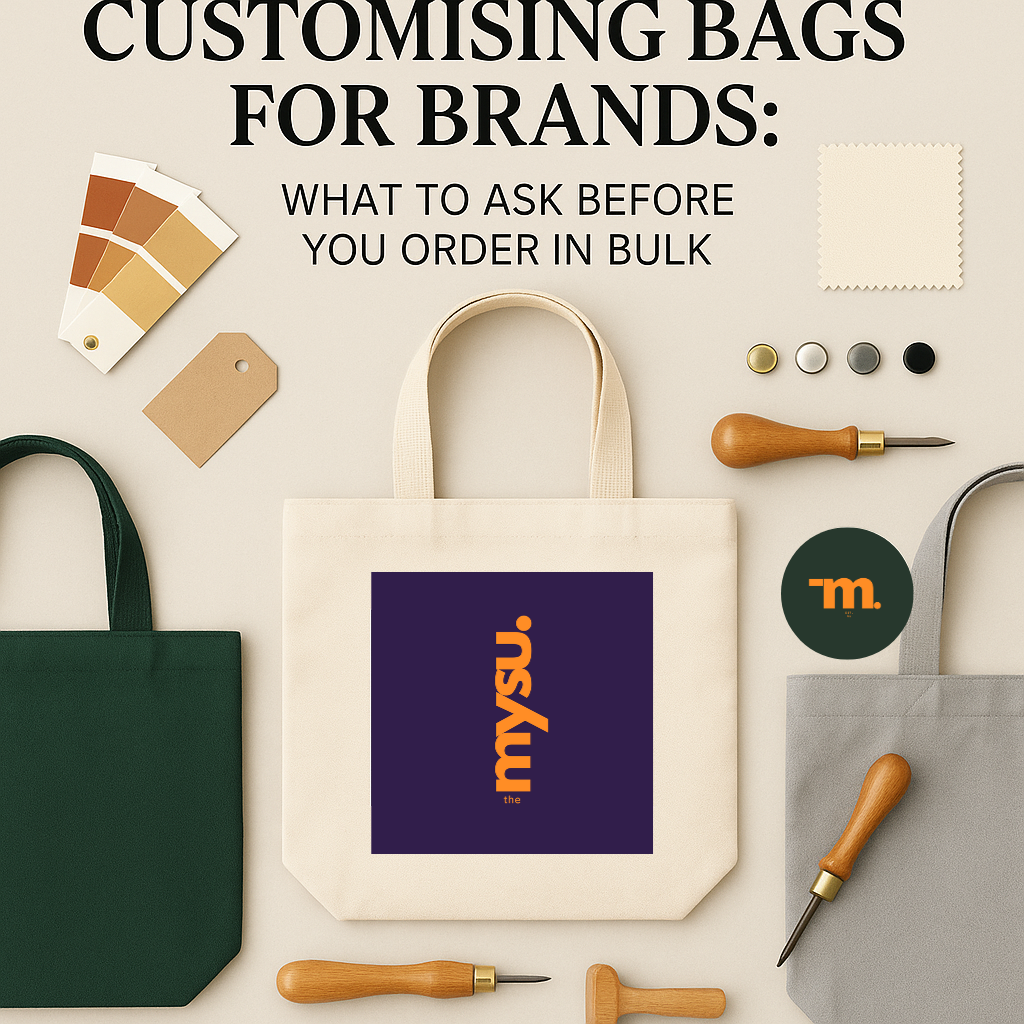 Customising Bags for Brands: What to Ask Before You Order in Bulk